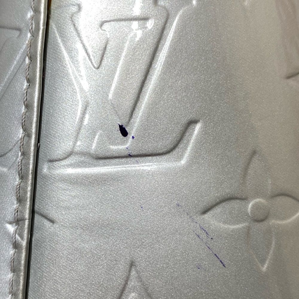 Louis Vuitton Houston Vernis Silver Leather shoulder bag vintage Authenticated - Picture 4 of 16
